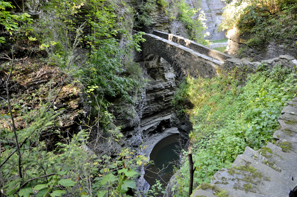 looking back at Sentry Bridge